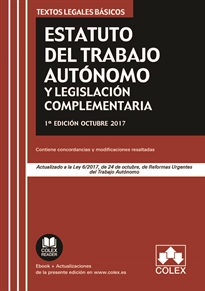 Books Frontpage Estatuto del Trabajo Autónomo y legislación complementaria