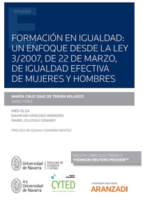 Books Frontpage Formación en igualdad: un enfoque desde la Ley 3/2007, de 22 de marzo, de igualdad efectiva de mujeres y hombres (Papel + e-book)