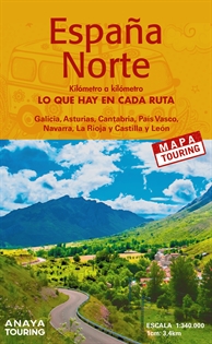 Books Frontpage Mapa de carreteras España Norte 1:340.000 -  (desplegable)