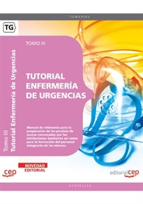 Books Frontpage Tutorial Enfermería de Urgencias. Tomo III