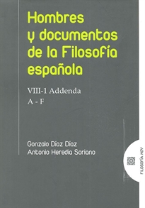 Books Frontpage Hombres y documentos de la Filosofía Española