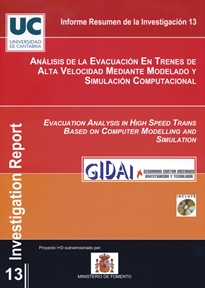 Books Frontpage Análisis de la evacuación en trenes de Alta Velocidad mediante modelado y simulación computacional
