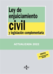 Books Frontpage Ley de Enjuiciamiento Civil y legislación complementaria