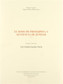 Books Frontpage El robo de Proserpina y sentencia de Júpiter