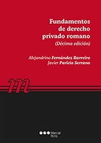 Books Frontpage Fundamentos de Derecho privado romano