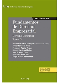 Books Frontpage Fundamentos de Derecho Empresarial (IV): Derecho concursal (Papel + e-book)