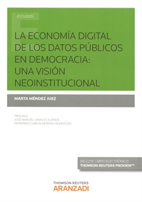 Books Frontpage La economía digital de los datos públicos en democracia: una visión neoinstitucional (Papel + e-book)