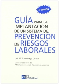 Books Frontpage Guía para la implantación de un sistema de prevención de riesgos laborales