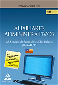 Books Frontpage Auxiliares administrativos del ib-salut. Test
