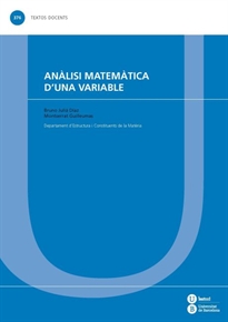Books Frontpage Anàlisi matemàtica d'una variable
