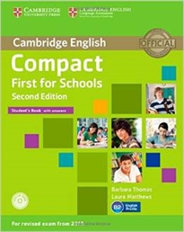 Books Frontpage Compact First for Schools Student's Book with Answers with CD-ROM