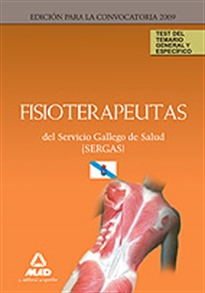 Books Frontpage Fisioterapeutas del servicio gallego de salud (sergas). Test  del temario general y  específico.