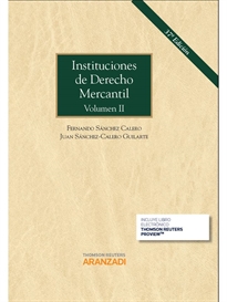 Books Frontpage Instituciones de Derecho Mercantil. Volumen II (Papel + e-book)