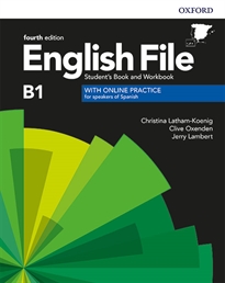 Books Frontpage English File 4th Edition B1. Student's Book and Workbook without Key Pack