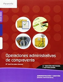 Books Frontpage Operaciones administrativas de compraventa 2.ª edición
