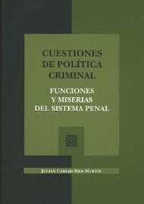 Books Frontpage Cuestiones de política criminal
