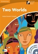 Front pageTwo Worlds Level 4 Intermediate Book with CD-ROM and Audio CD Pack