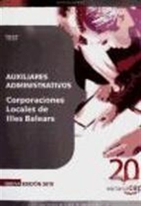 Books Frontpage Auxiliares Administrativos Corporaciones Locales Illes Balears. Test