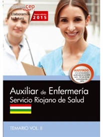Books Frontpage Auxiliar de Enfermería. Servicio Riojano de Salud. Temario Vol. II.