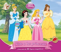 Books Frontpage Viste a las princesas. Libro magnético