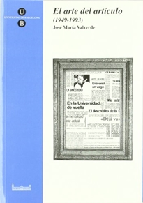 Books Frontpage El arte del artículo (1949-1993)
