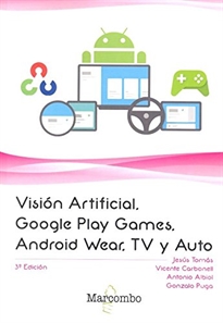 Books Frontpage Visión Artificial, Google Play Games, Android Wear, TV y Auto