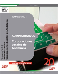 Books Frontpage Administrativos Corporaciones Locales de Andalucía. Temario Vol. I.