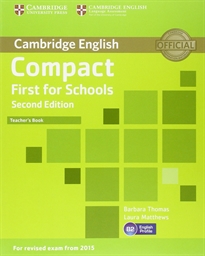 Books Frontpage Compact First for Schools Teacher's Book 2nd Edition
