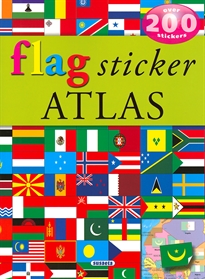 Books Frontpage Flag sticker atlas