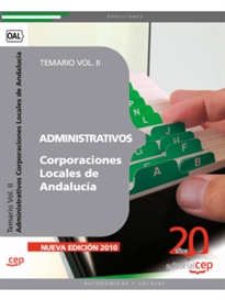 Books Frontpage Administrativos Corporaciones Locales de Andalucía. Temario Vol. II.