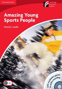 Books Frontpage Amazing Young Sports People Level 1 Beginner/Elementary Book with CD-ROM/Audio CD Pack