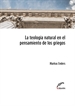 Portada del libro La Teología natural en el pensamiento de los griegos