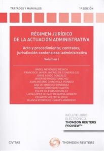 Books Frontpage Régimen jurídico de la actuación administrativa. Volumen I (Papel + e-book)