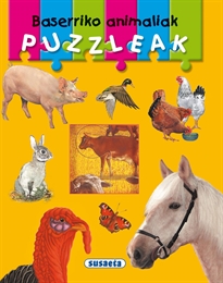 Books Frontpage Baserriko animaliak puzzleak