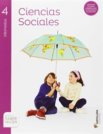 Books Frontpage Ciencias Sociales 4 Primaria Saber Hacer