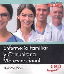 Books Frontpage Enfermería Familiar y Comunitaria. Vía excepcional. Temario Vol.II