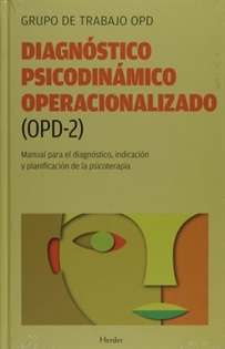 Books Frontpage Diagnóstico Psicodinámico Operacionalizado (OPD2)