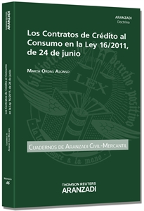 Books Frontpage Los Contratos de Crédito al Consumo en la Ley 16/2011, de 24 de junio