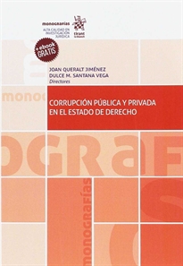 Books Frontpage Corrupción Pública y Privada en el Estado de Derecho