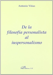 Books Frontpage De la filosofía personalista al iuspersonalismo