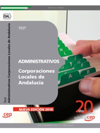 Books Frontpage Administrativos Corporaciones Locales de Andalucía. Test