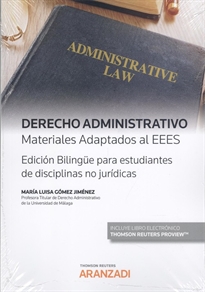 Books Frontpage Derecho Administrativo Materiales Adaptados al EEEs (Papel + e-book)