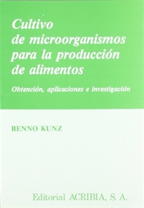 Books Frontpage Cultivo de microorganismos para la producción de alimentos