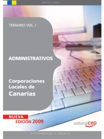 Books Frontpage Administrativos Corporaciones Locales de Canarias. Temario Vol. I.