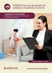 Front pageProcesos de gestión de calidad en hostelería y turismo. HOTG0108 - Creación y gestión de viajes combinados y eventos