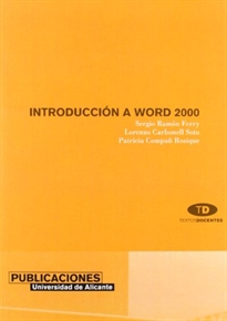 Books Frontpage Introducción a Word 2000