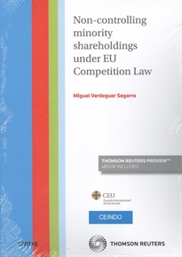 Books Frontpage Non-controlling minority shareholdings under EU Competition Law (Papel + e-book)