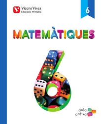 Books Frontpage Matematiques 6 (Aula Activa)