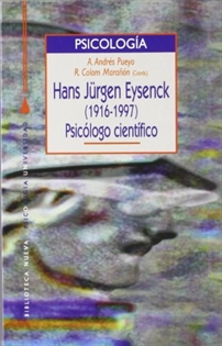 Books Frontpage Hans Jürgen Eysenck (1916-1997): psicólogo científico