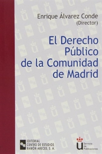 Books Frontpage El Derecho público de la Comunidad de Madrid